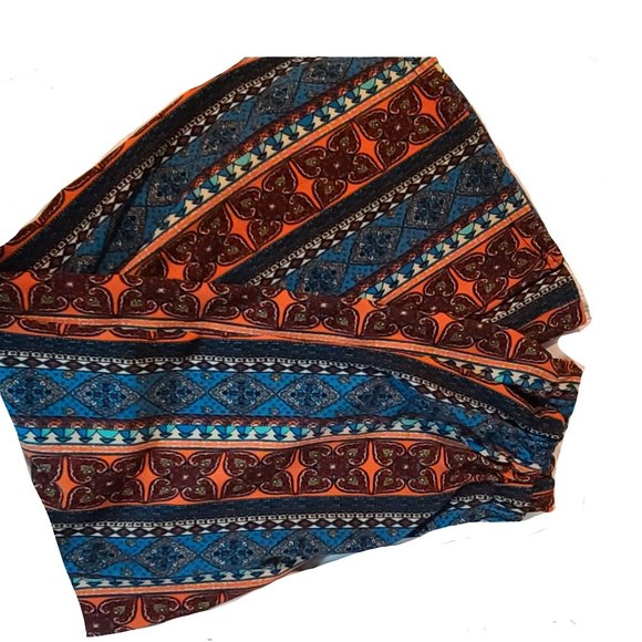 Vibrant Color Print Boho Pants by Vamp Med - Picture 3 of 7